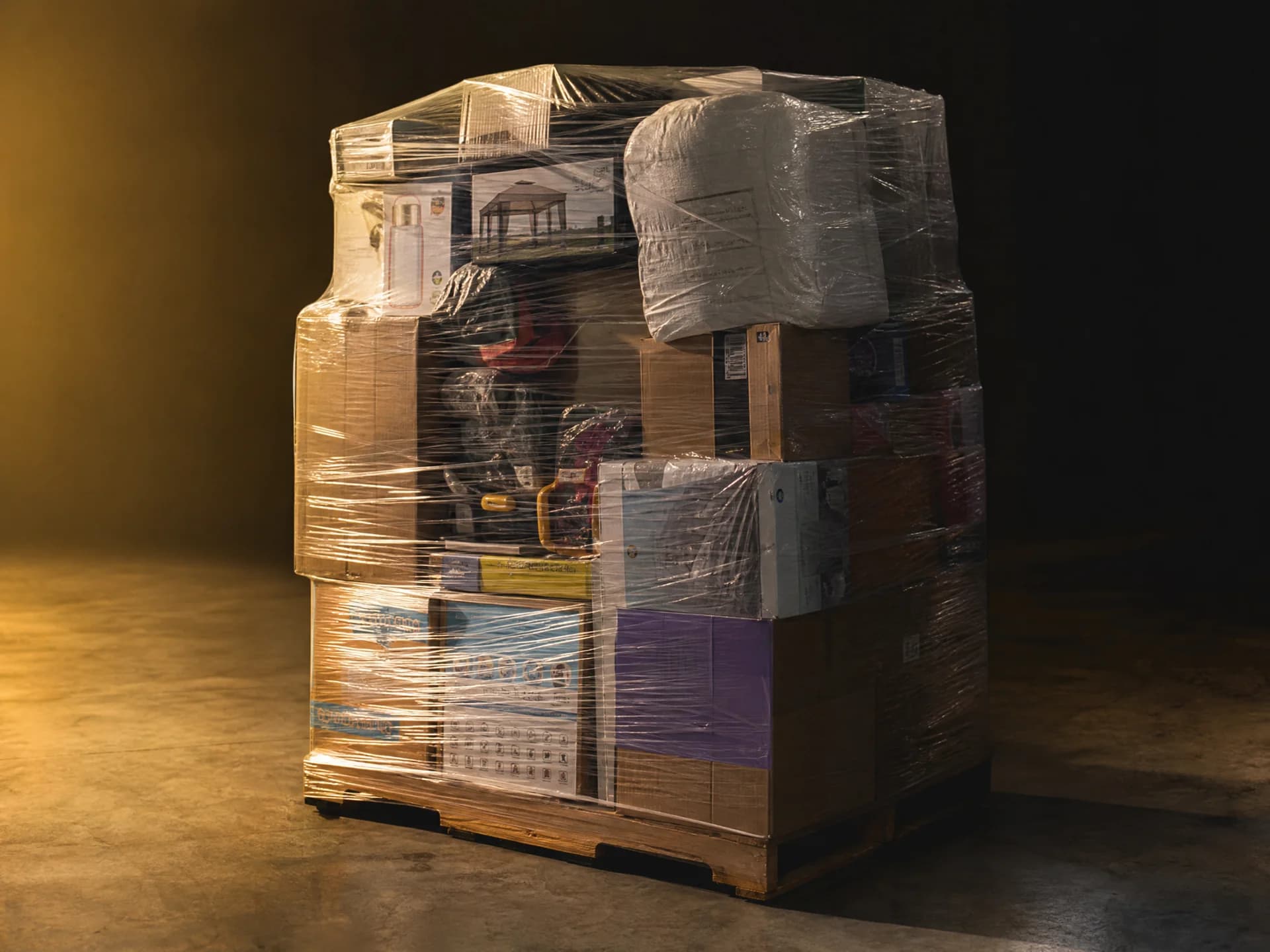 Amazon General Merchandise Return Pallet — primary photo, Trevo Crate