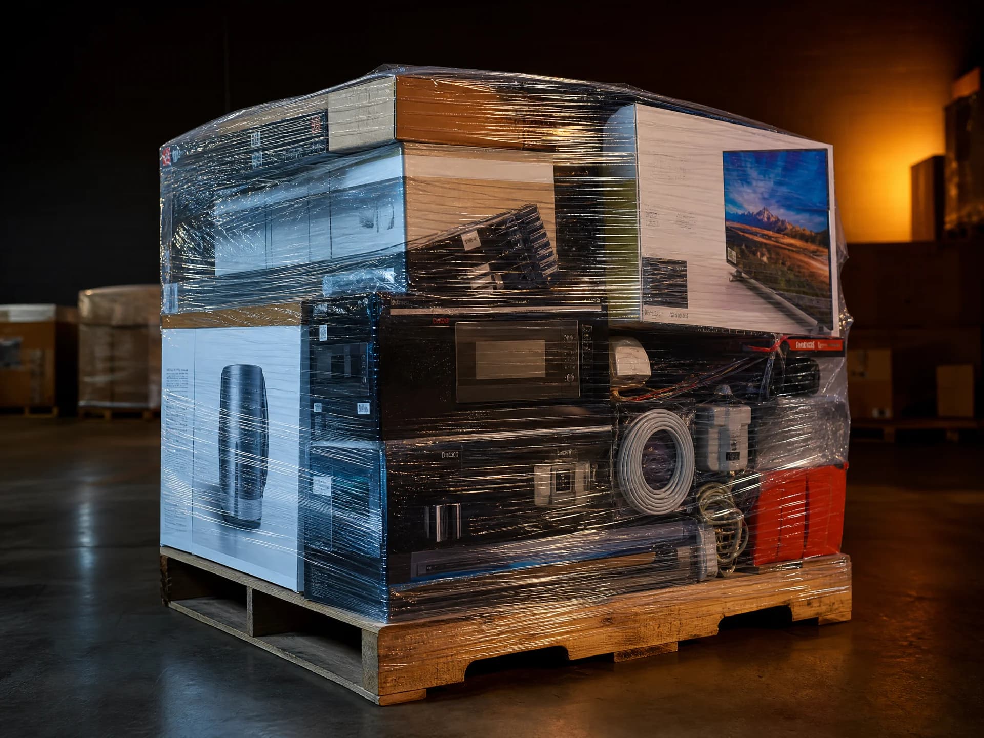 Amazon Electronics Return Pallet — primary photo, Trevo Crate
